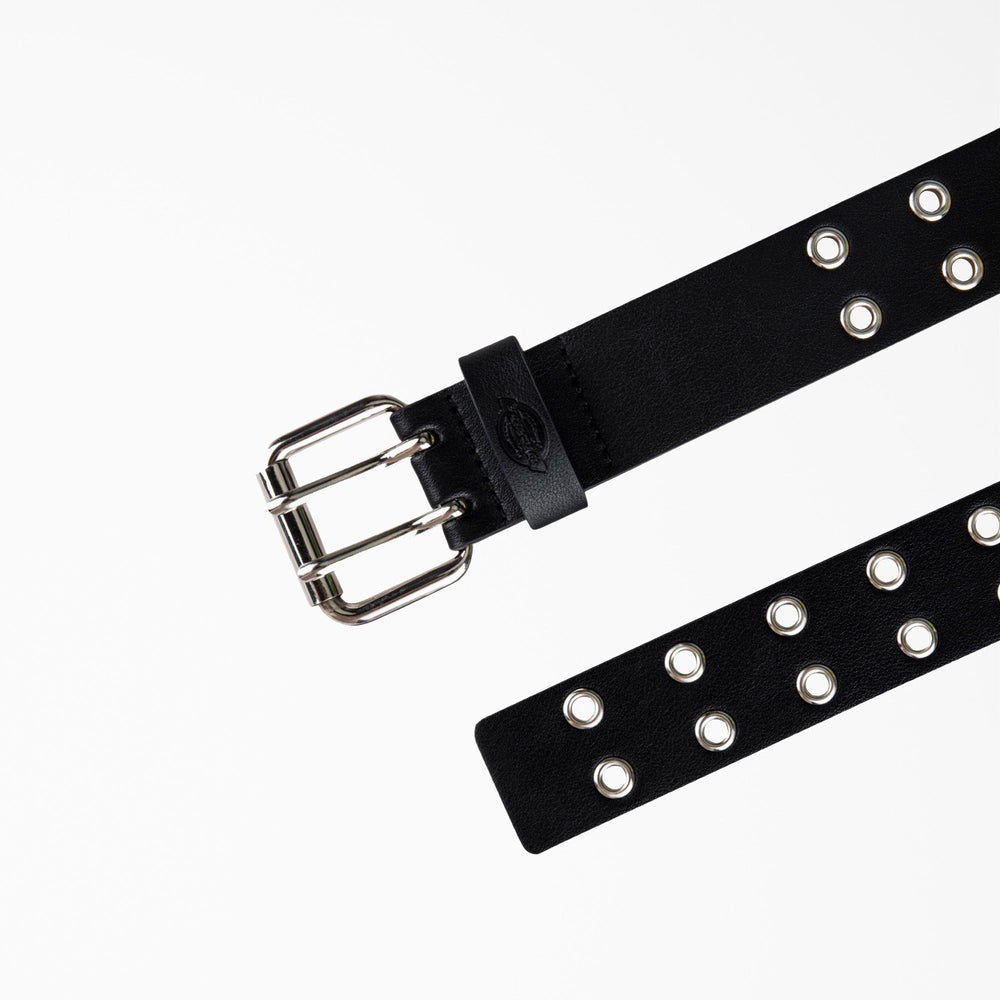 Women's Leather Double Grommet Belt