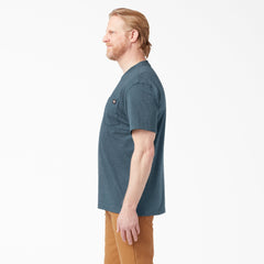 Heavyweight Heathered Short Sleeve Pocket T-Shirt