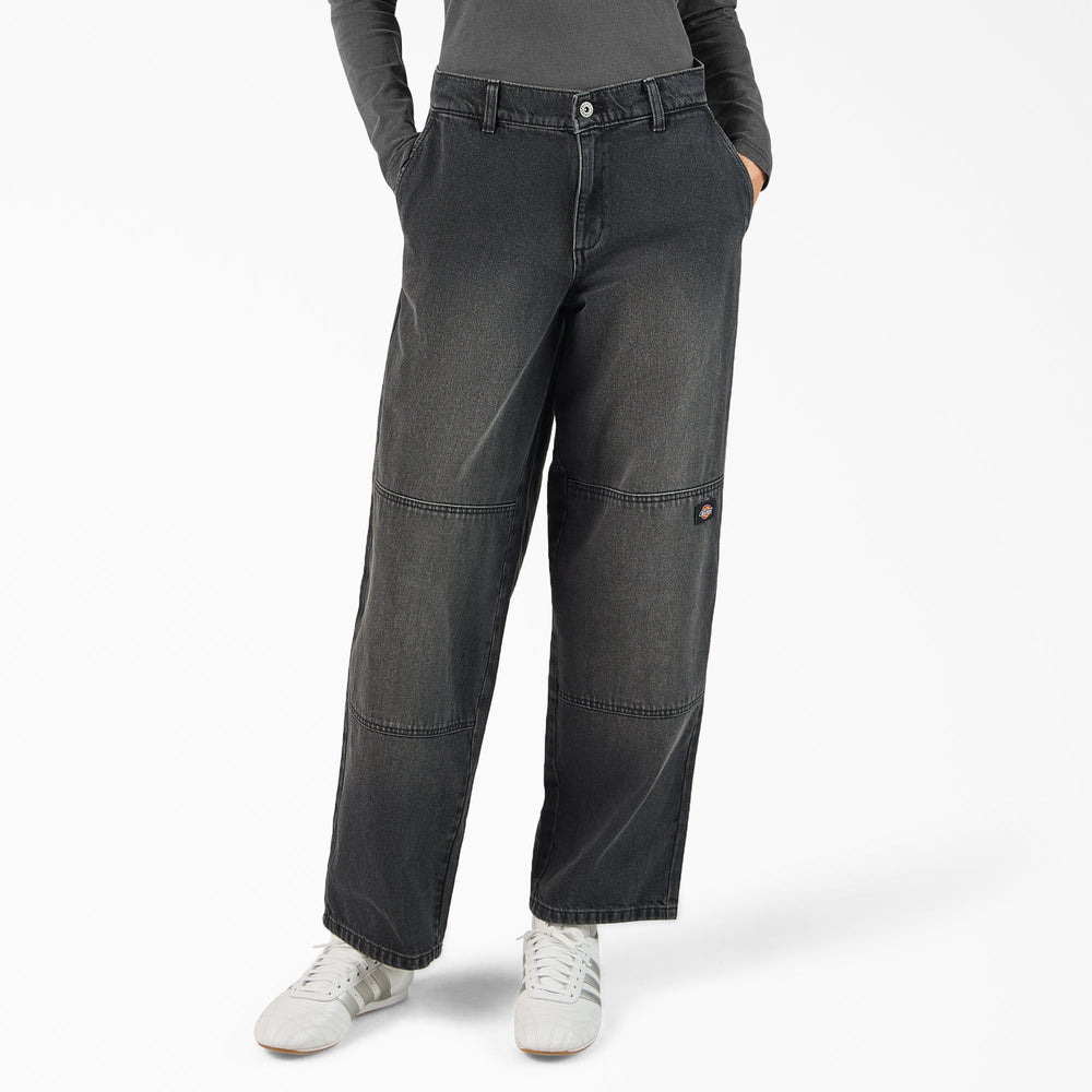 Women’s Loose Fit Double Knee Jeans