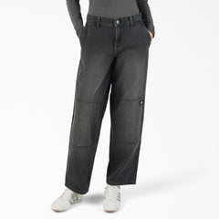 Women’s Loose Fit Double Knee Jeans