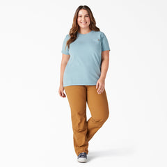 Women's Plus Heavyweight Short Sleeve Pocket T-Shirt