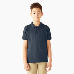 Kids' Piqué Short Sleeve Polo