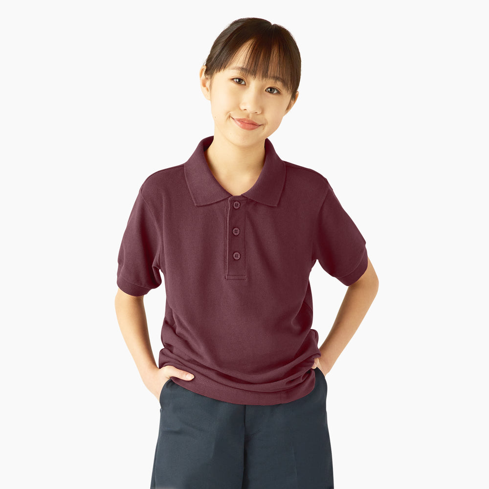 Kids' Piqué Short Sleeve Polo