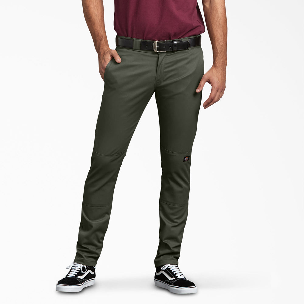 FLEX Skinny Fit Double Knee Work Pants