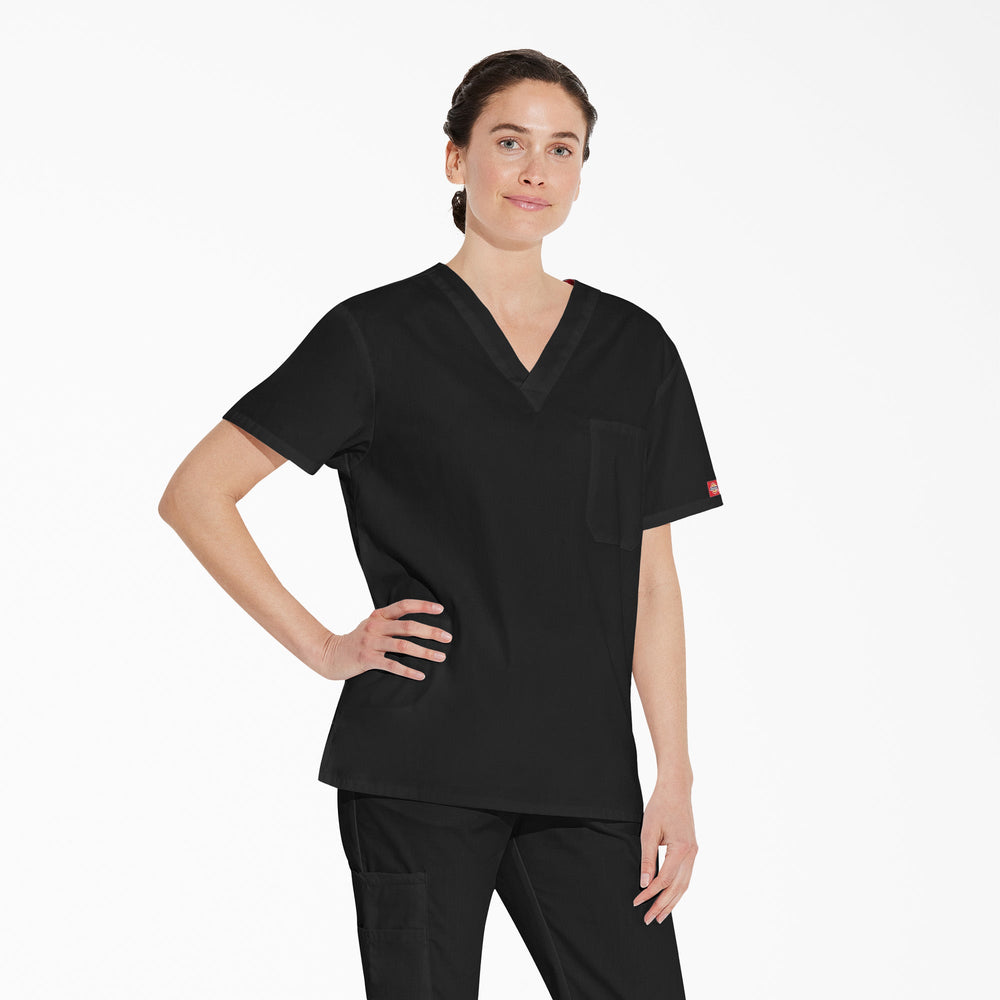 Unisex EDS Signature V-Neck Scrub Top