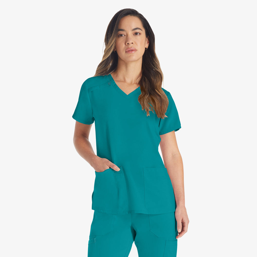 Women's EDS Essentials V-Neck Scrub Top
