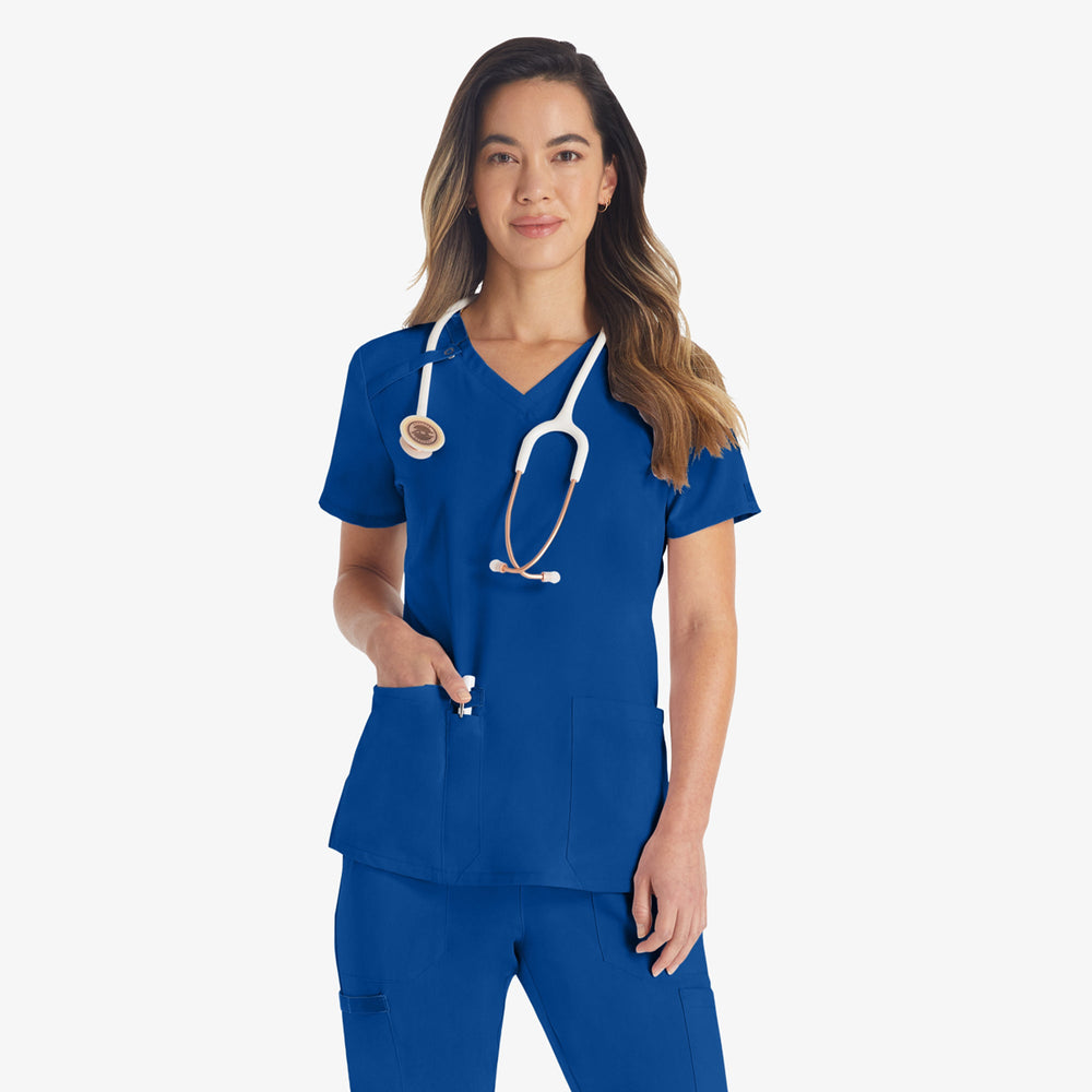 Women's EDS Essentials V-Neck Scrub Top