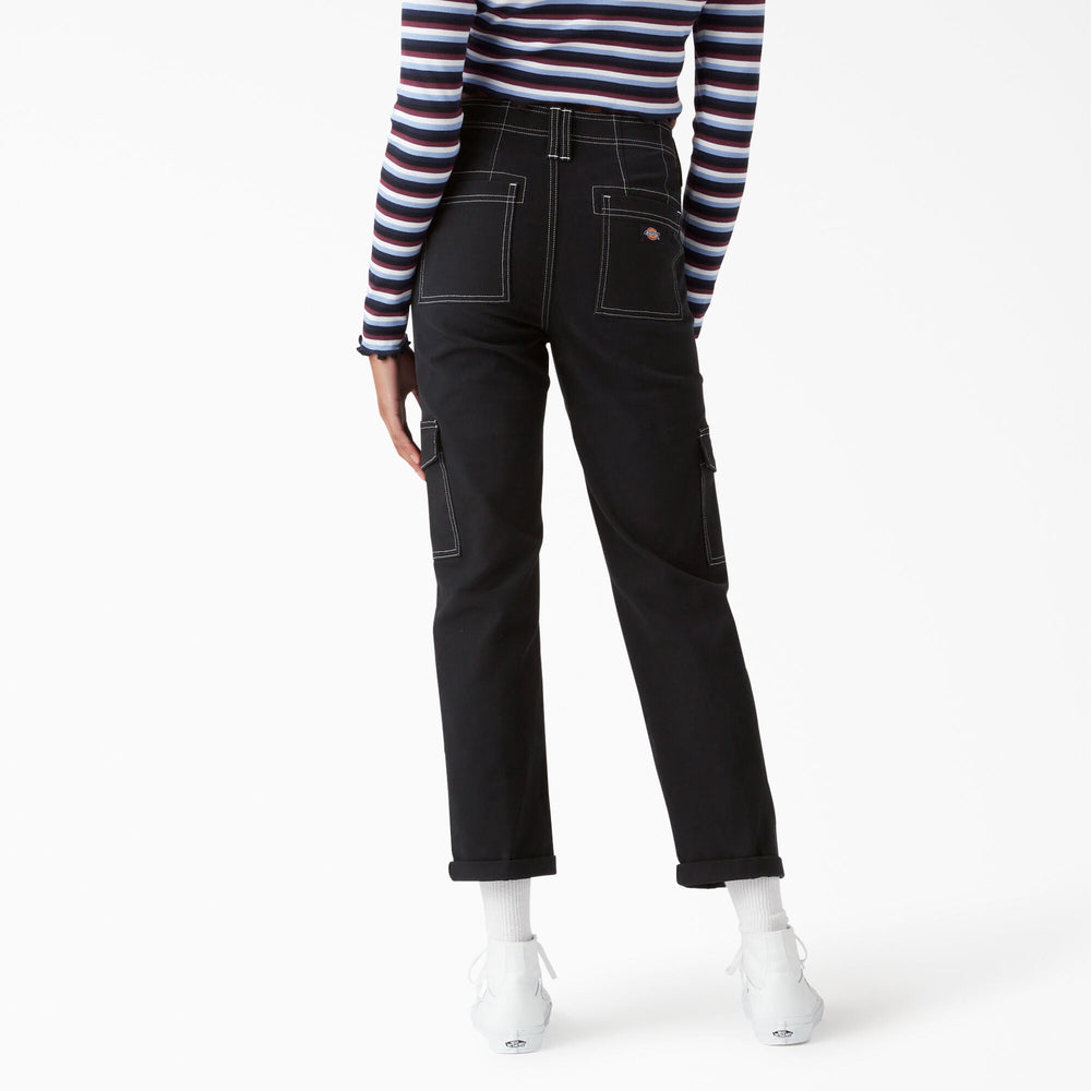 Women's Skinny Fit Cuffed Cargo Pants