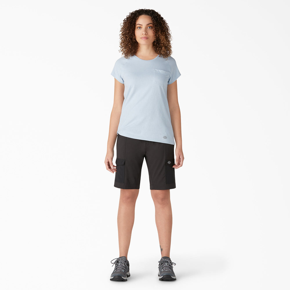 10" Women's Cooling Slim Fit Cargo Shorts