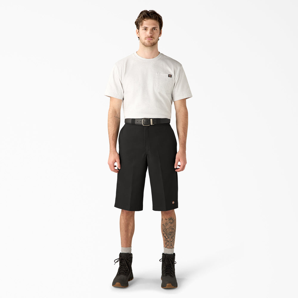 Loose Fit Multi-Use Pocket Work Shorts, 15"