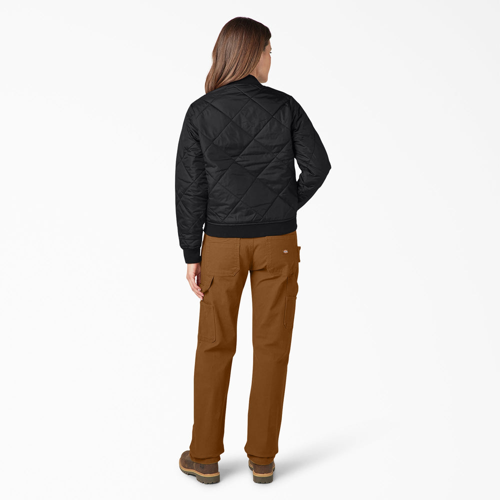 Women's Quilted Bomber Jacket