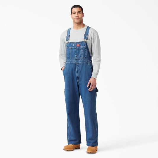 Stonewashed Indigo Bib Overalls
