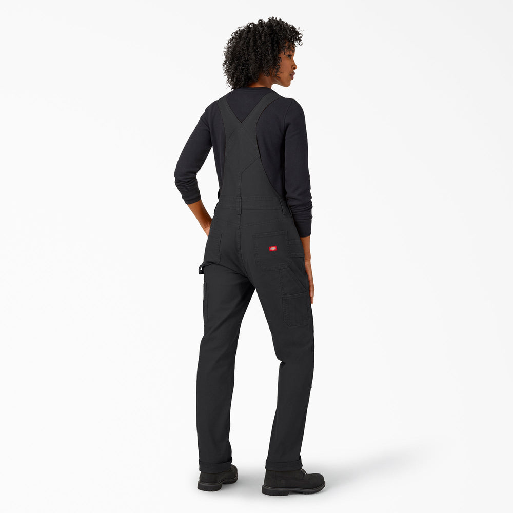 Women's Straight Fit Duck Double Front Bib Overalls