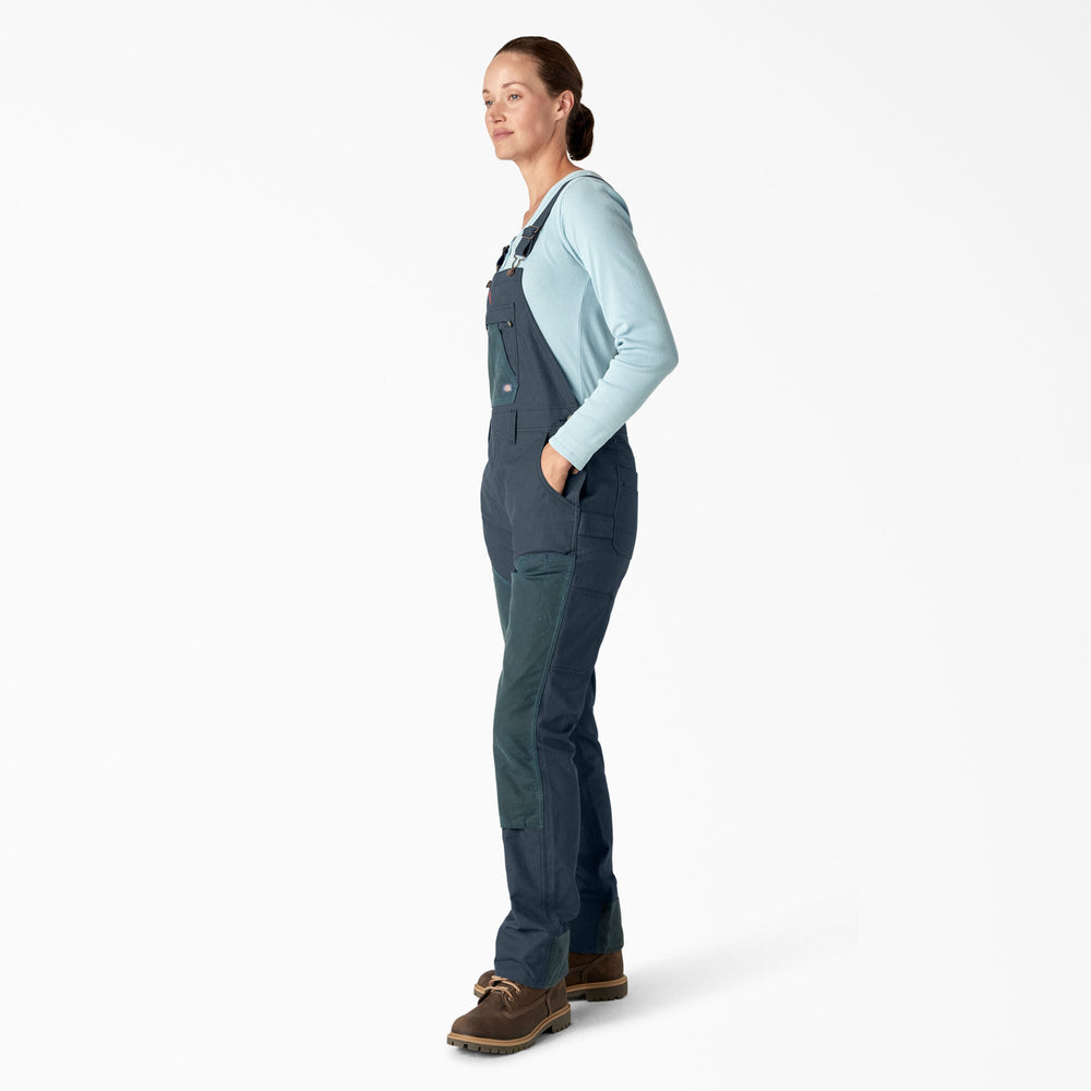 Women's Relaxed Fit Waxed Canvas Bib Overalls