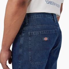 Loose Fit Double Knee Jeans