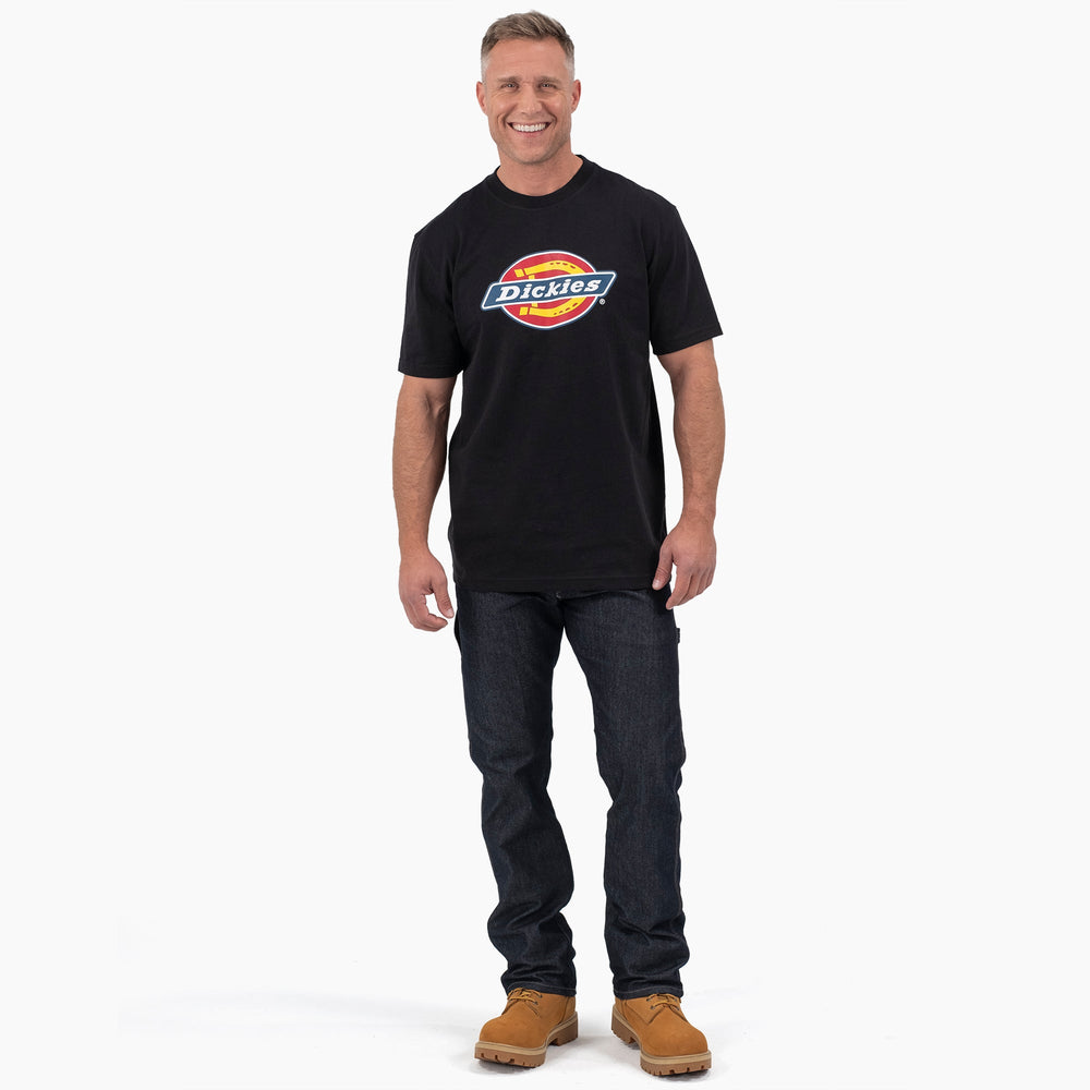 Short Sleeve Tri-Color Logo Graphic T-Shirt