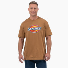 Short Sleeve Tri-Color Logo Graphic T-Shirt