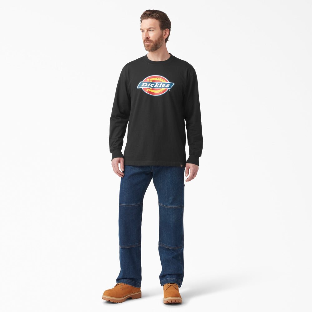 Tri-Color Logo Graphic Long Sleeve T-Shirt