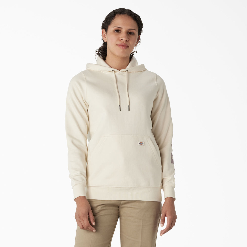 Women's Water Repellent Sleeve Logo Hoodie