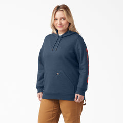 Women's Plus Water Repellent Sleeve Logo Hoodie
