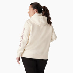 Women's Plus Water Repellent Sleeve Logo Hoodie