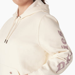 Women's Plus Water Repellent Sleeve Logo Hoodie