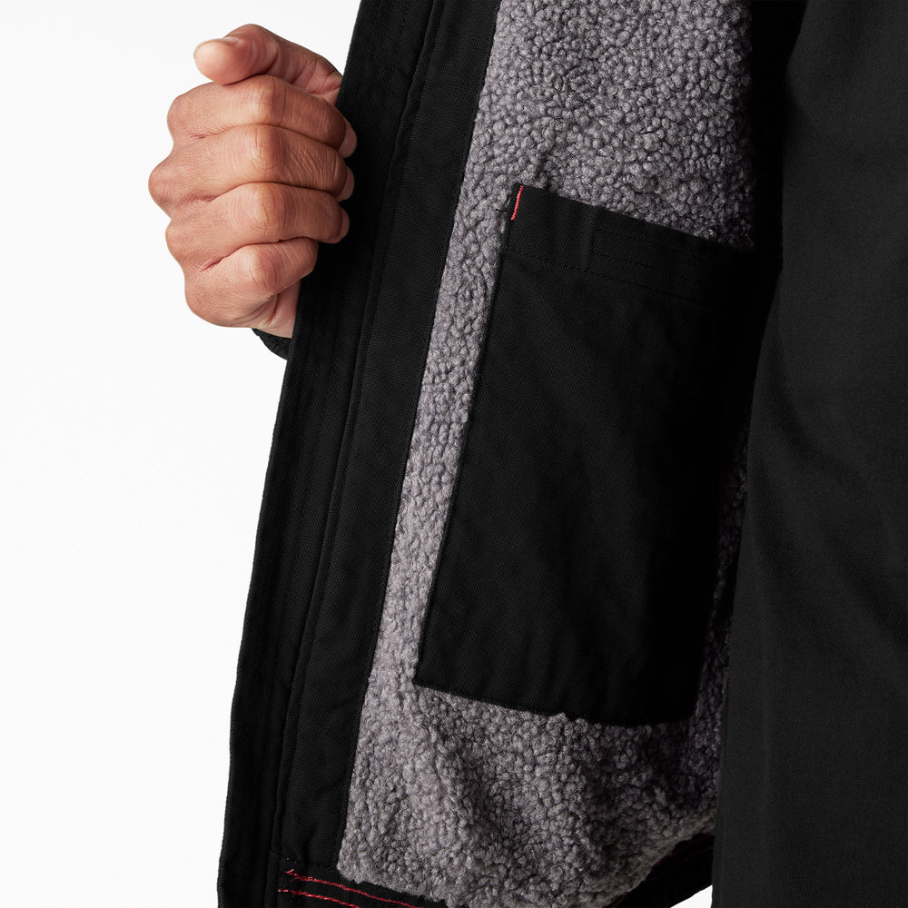 Duck Canvas High Pile Fleece Lined Jacket