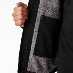 Duck Canvas High Pile Fleece Lined Jacket