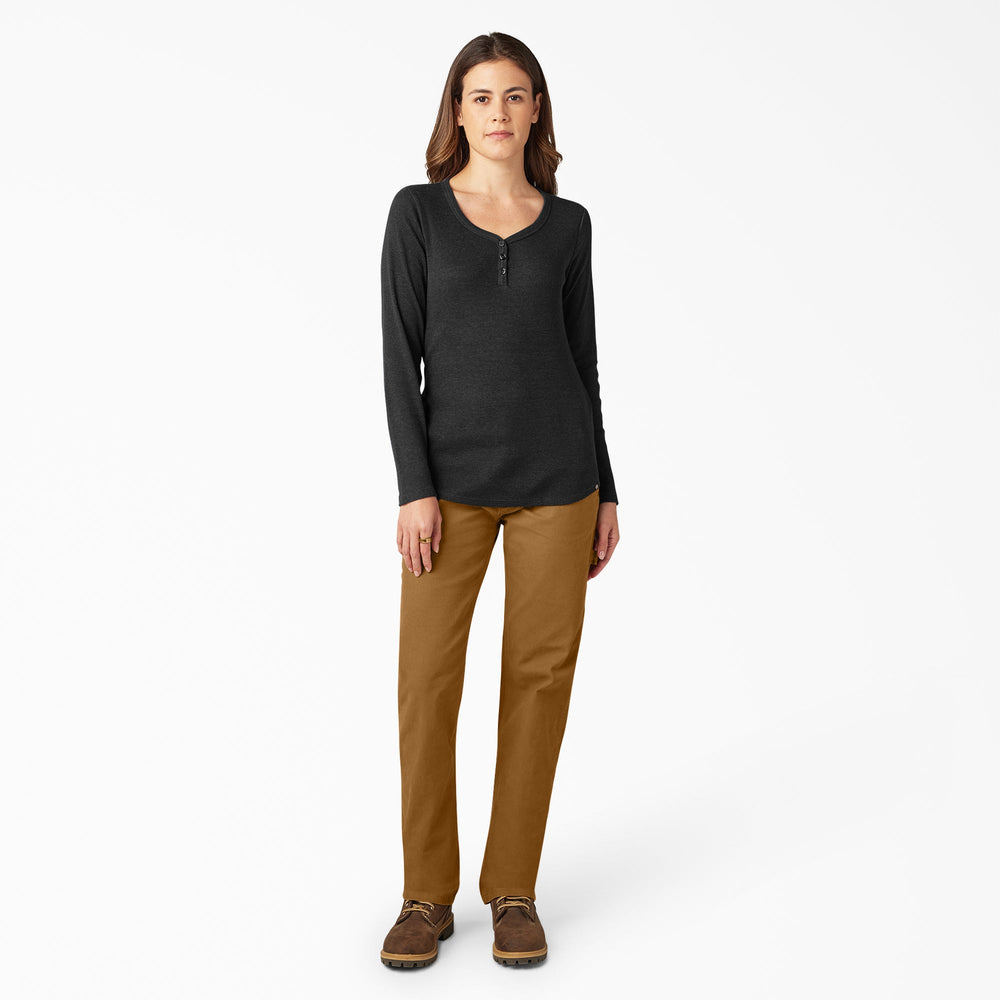 Women's Henley Long Sleeve Shirt