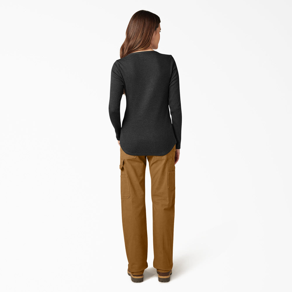 Women's Henley Long Sleeve Shirt