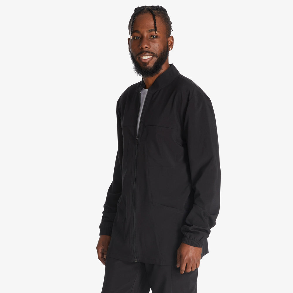 Men's EDS Essentials Zip Front Scrub Jacket