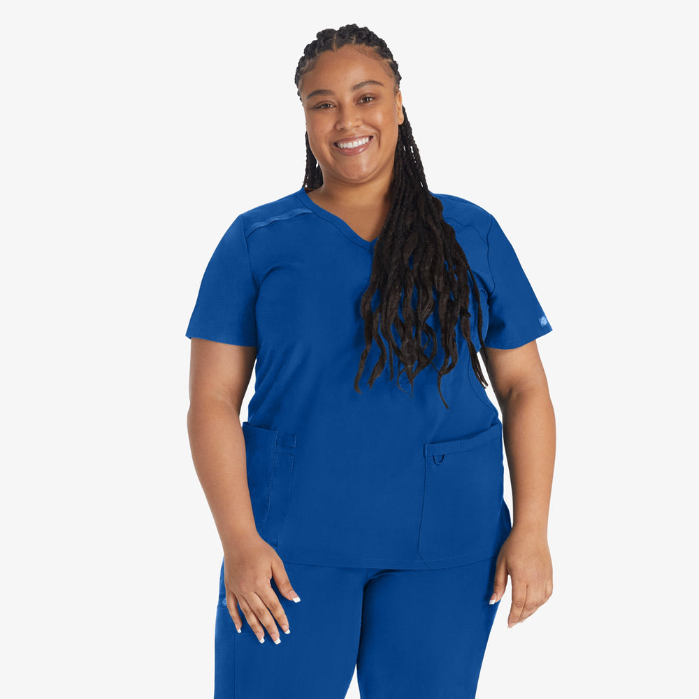 Women's EDS Essentials Mock Wrap Scrub Top