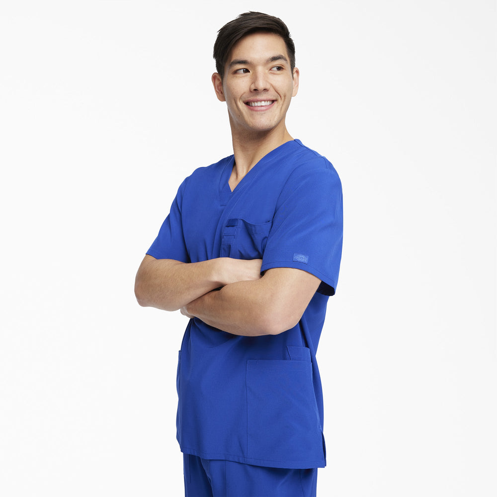Men's EDS Essentials V-Neck Scrub Top