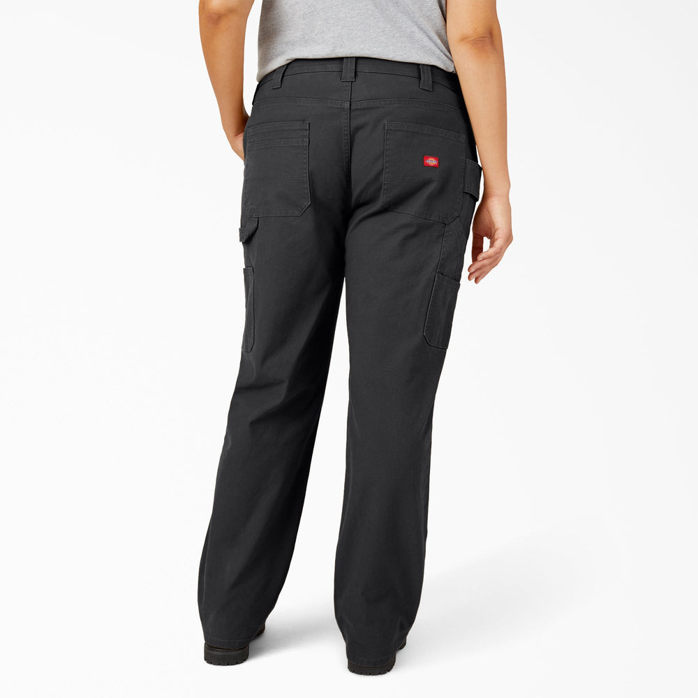Women's Plus FLEX Relaxed Straight Fit Duck Carpenter Pants