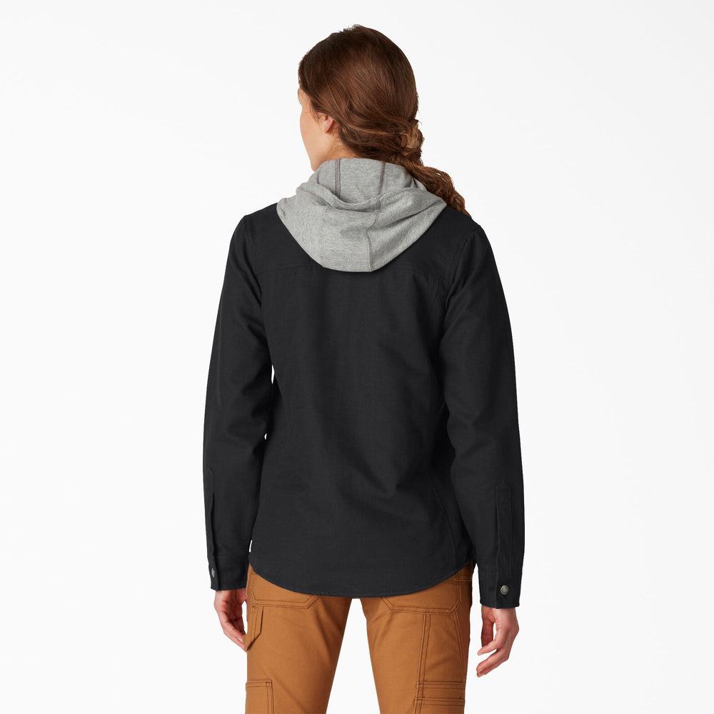 Women's Duck Hooded Shirt Jacket