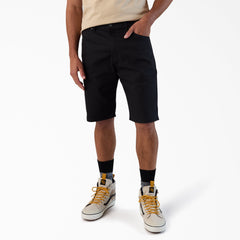 FLEX 5-Pocket Duck Canvas Shorts 11"