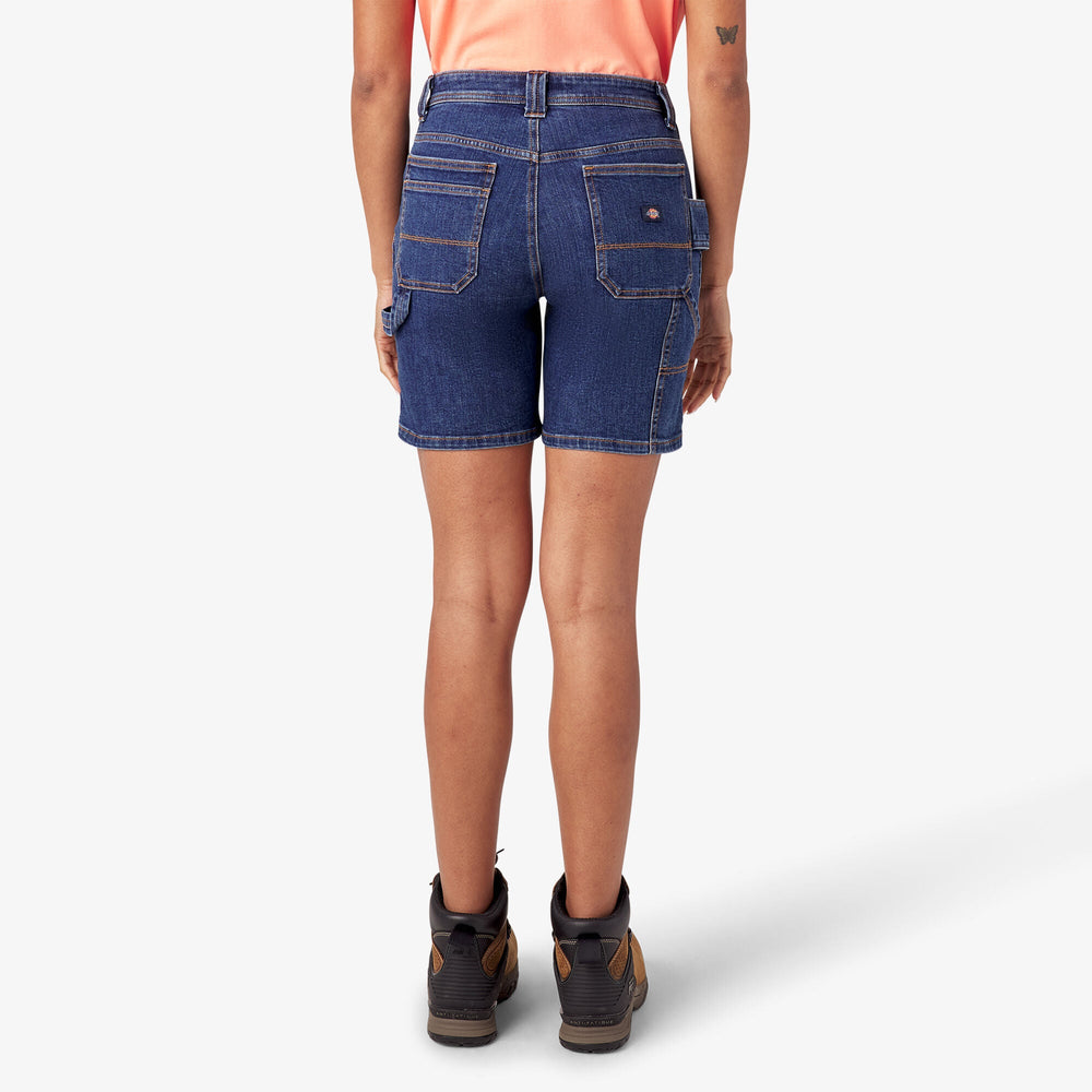 Women’s Relaxed Fit Denim Carpenter Shorts 7"