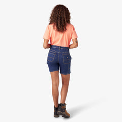 Women’s Relaxed Fit Denim Carpenter Shorts 7"