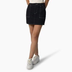 Women's High Waisted Carpenter Skirt
