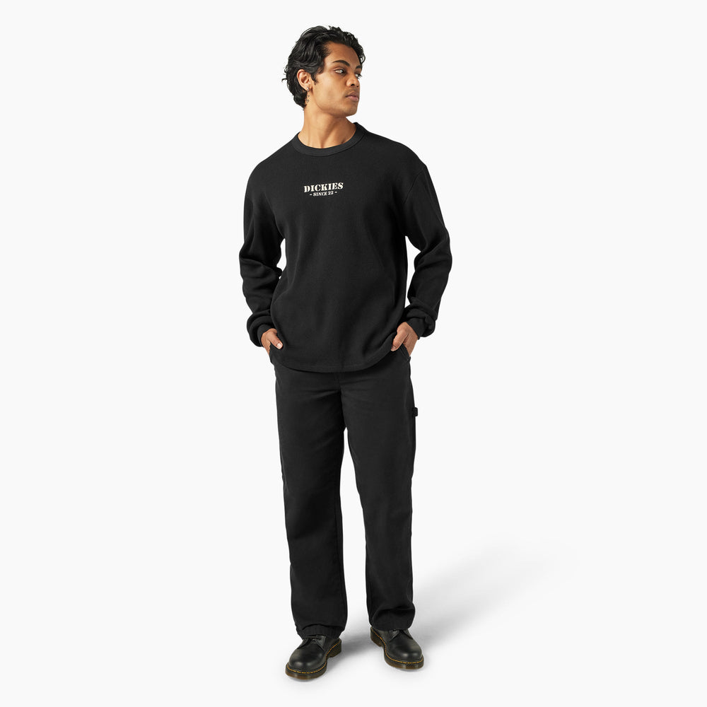 Long Sleeve Waffle Shirt