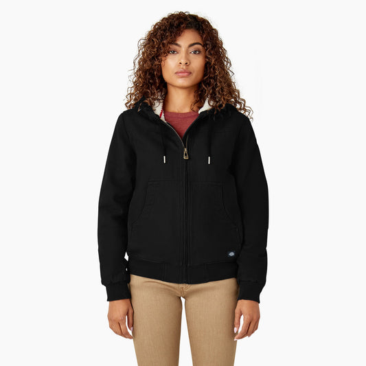 Women's Fleece Lined Duck Canvas Jacket