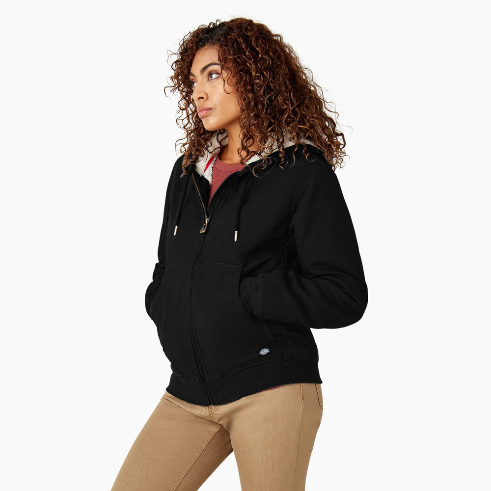 Women's Fleece Lined Duck Canvas Jacket