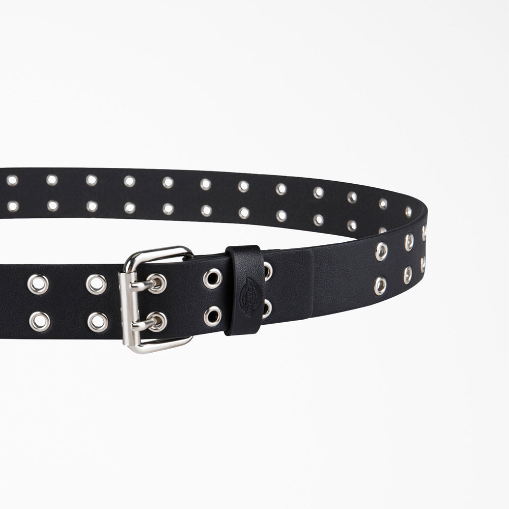 Women's Leather Double Grommet Belt