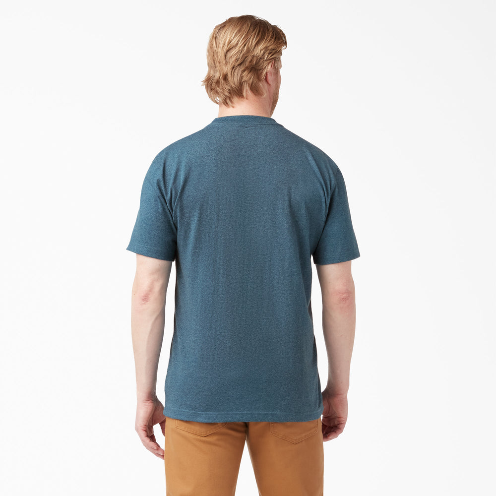 Heavyweight Heathered Short Sleeve Pocket T-Shirt