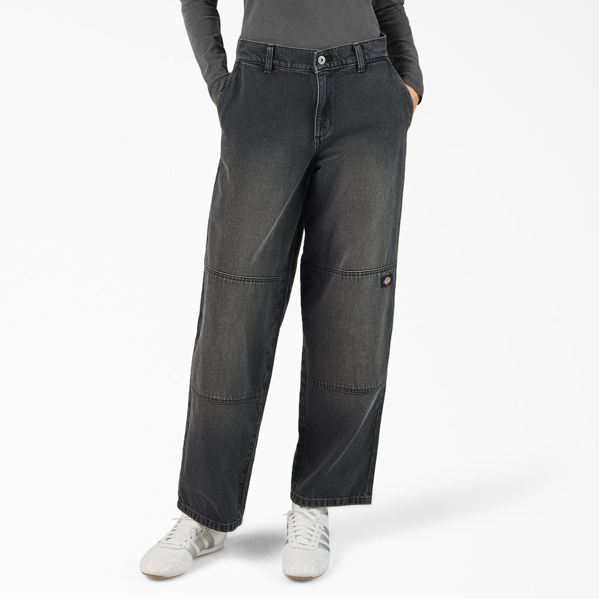 Women’s Loose Fit Double Knee Jeans