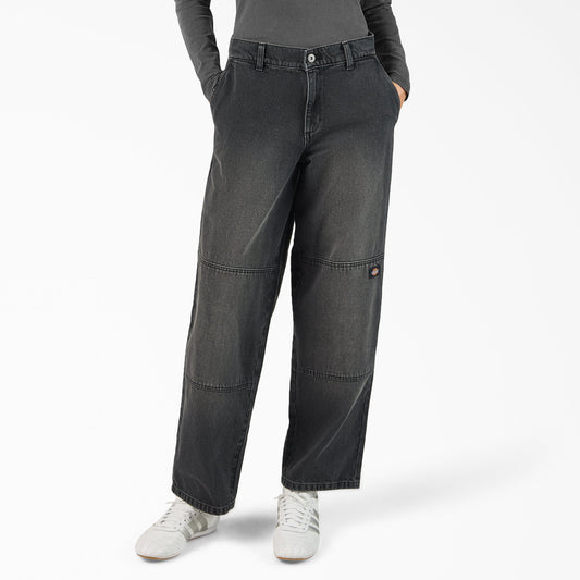Women’s Loose Fit Double Knee Jeans