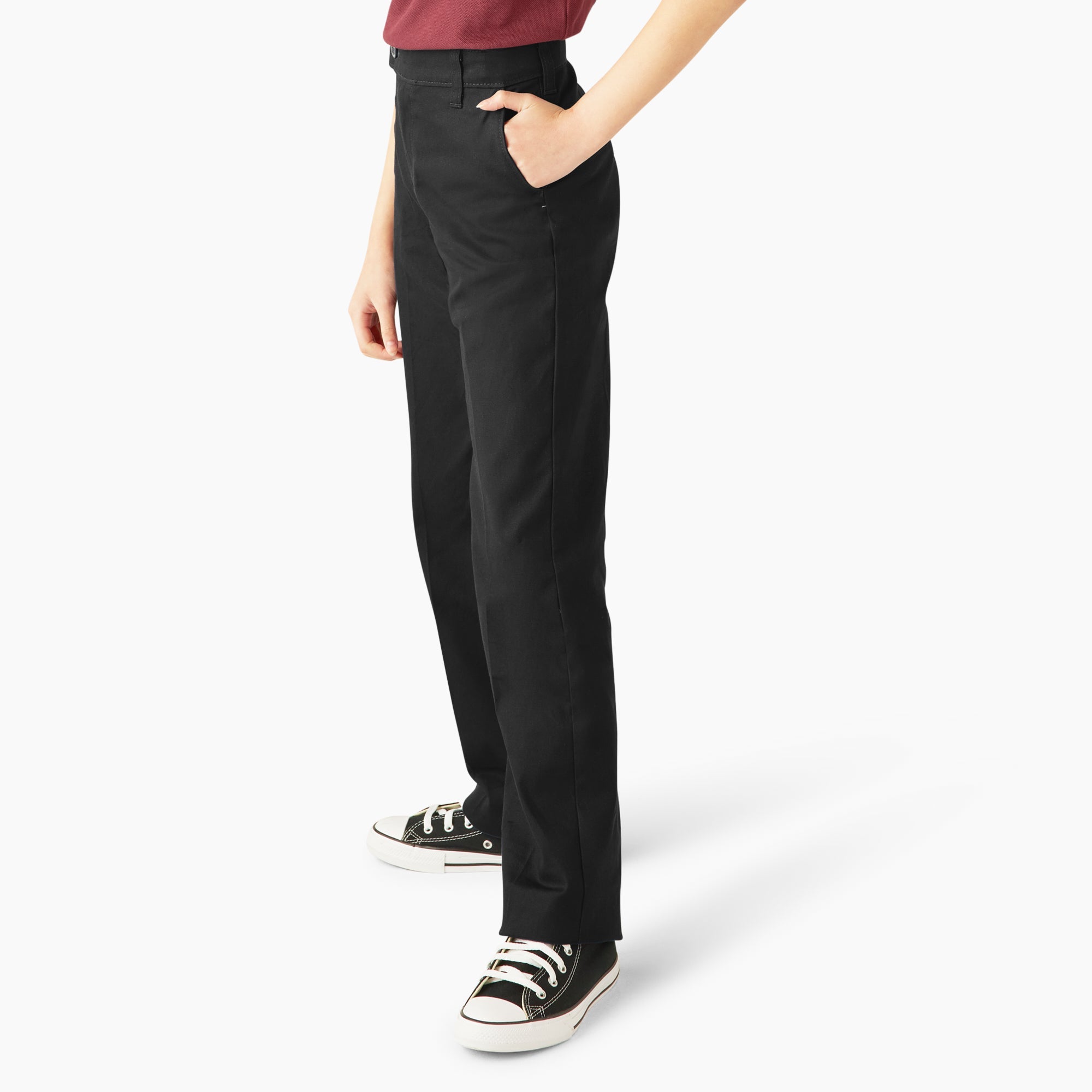 Girls' Slim Fit Pants 4-20
