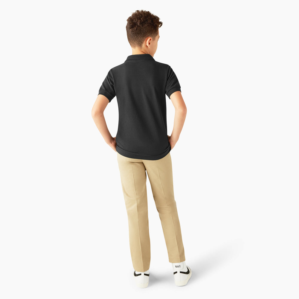 Kids' Piqué Short Sleeve Polo