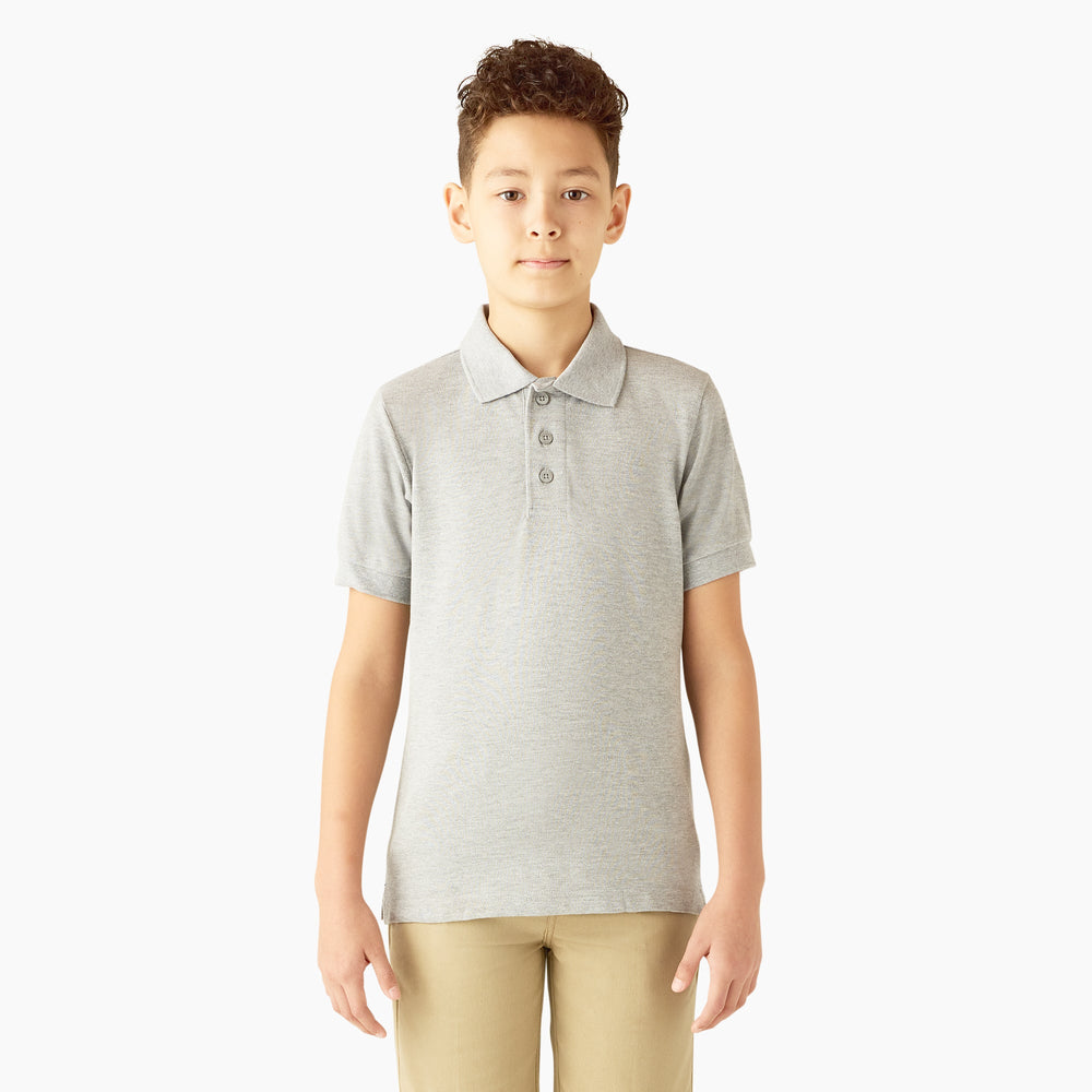 Kids' Piqué Short Sleeve Polo