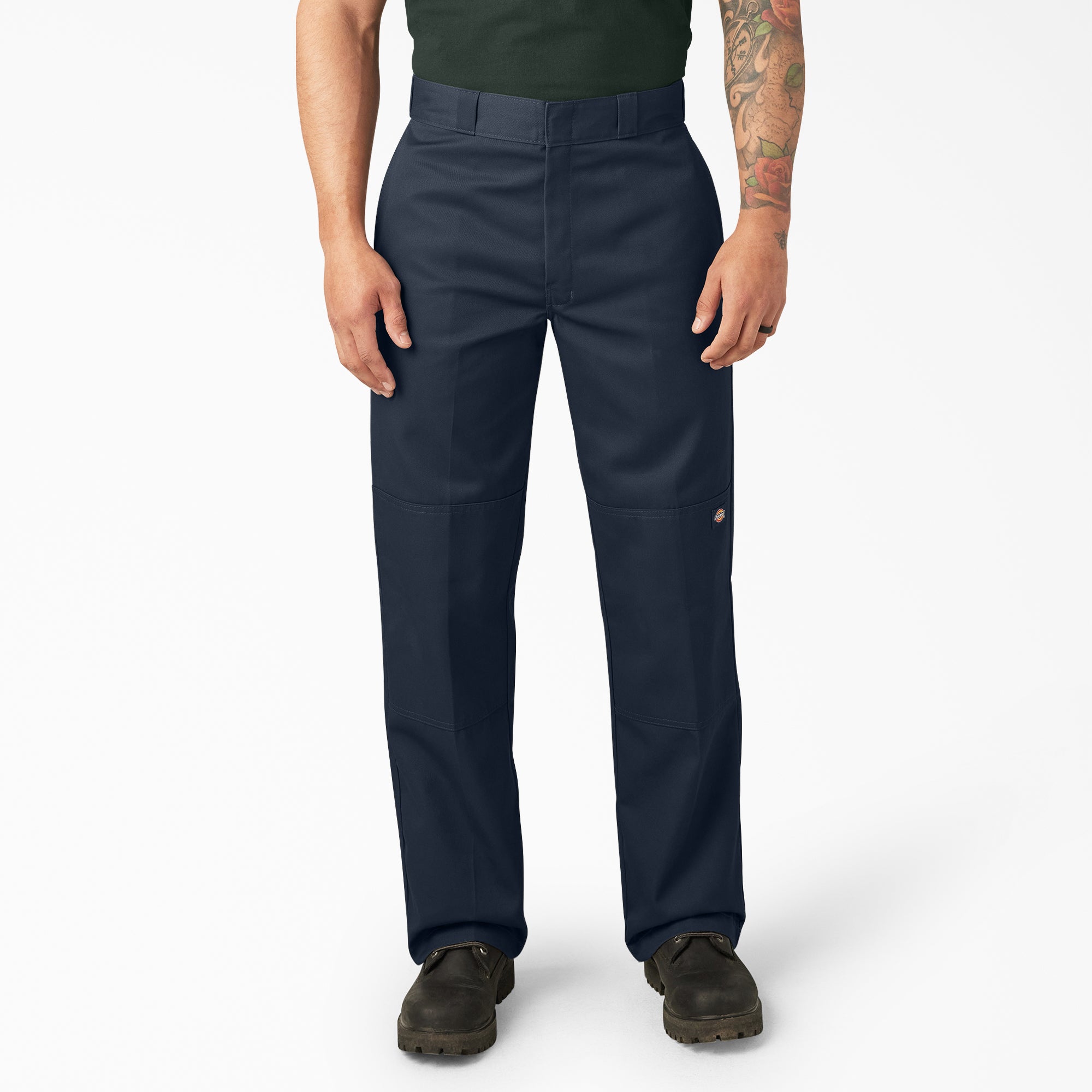 Loose Fit Double Knee Work Pants
